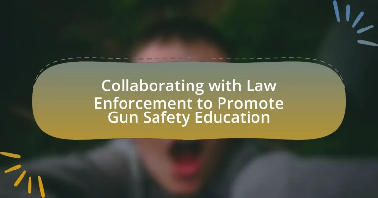 Collaborating with Law Enforcement to Promote Gun Safety Education
