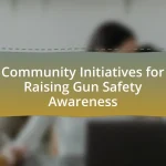 Community Initiatives for Raising Gun Safety Awareness