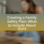 Creating a Family Safety Plan: What to Include About Guns