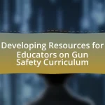 Developing Resources for Educators on Gun Safety Curriculum