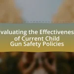 Evaluating the Effectiveness of Current Child Gun Safety Policies