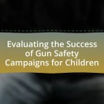 Evaluating the Success of Gun Safety Campaigns for Children