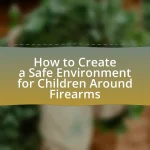 How to Create a Safe Environment for Children Around Firearms
