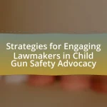 Strategies for Engaging Lawmakers in Child Gun Safety Advocacy