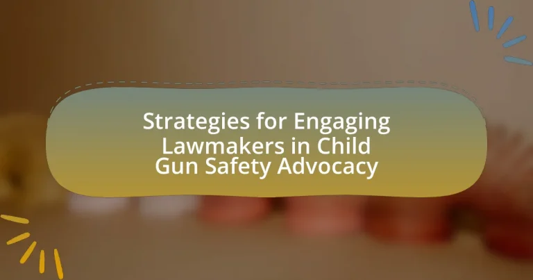 Strategies for Engaging Lawmakers in Child Gun Safety Advocacy