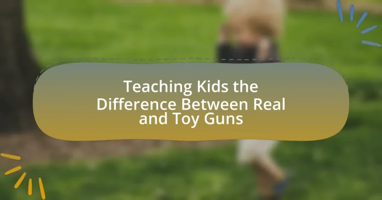 Teaching Kids the Difference Between Real and Toy Guns