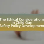The Ethical Considerations in Child Gun Safety Policy Development
