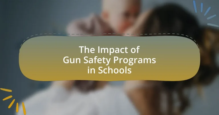 The Impact of Gun Safety Programs in Schools