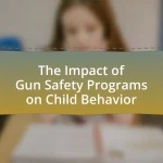The Impact of Gun Safety Programs on Child Behavior