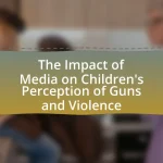 The Impact of Media on Children’s Perception of Guns and Violence