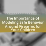 The Importance of Modeling Safe Behavior Around Firearms for Your Children