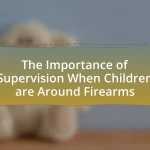 The Importance of Supervision When Children are Around Firearms