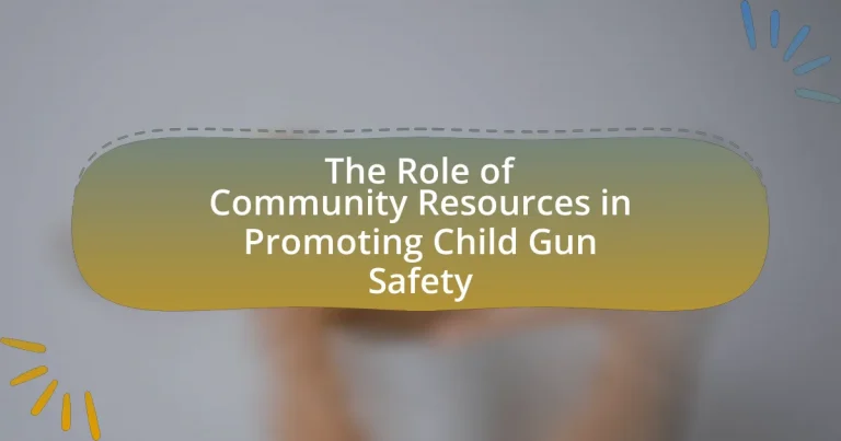The Role of Community Resources in Promoting Child Gun Safety