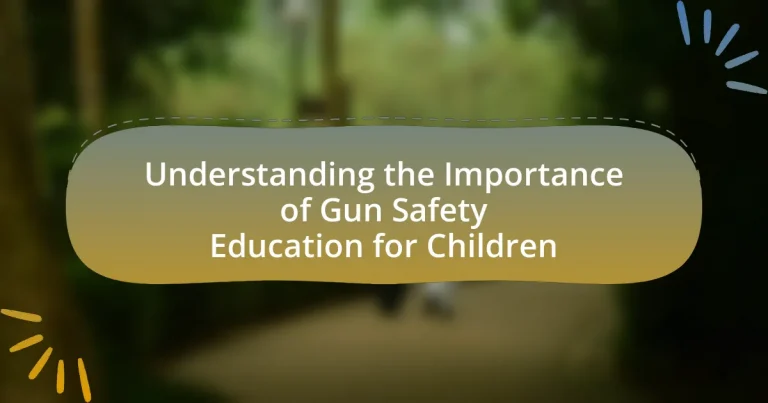 Understanding the Importance of Gun Safety Education for Children
