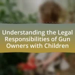 Understanding the Legal Responsibilities of Gun Owners with Children