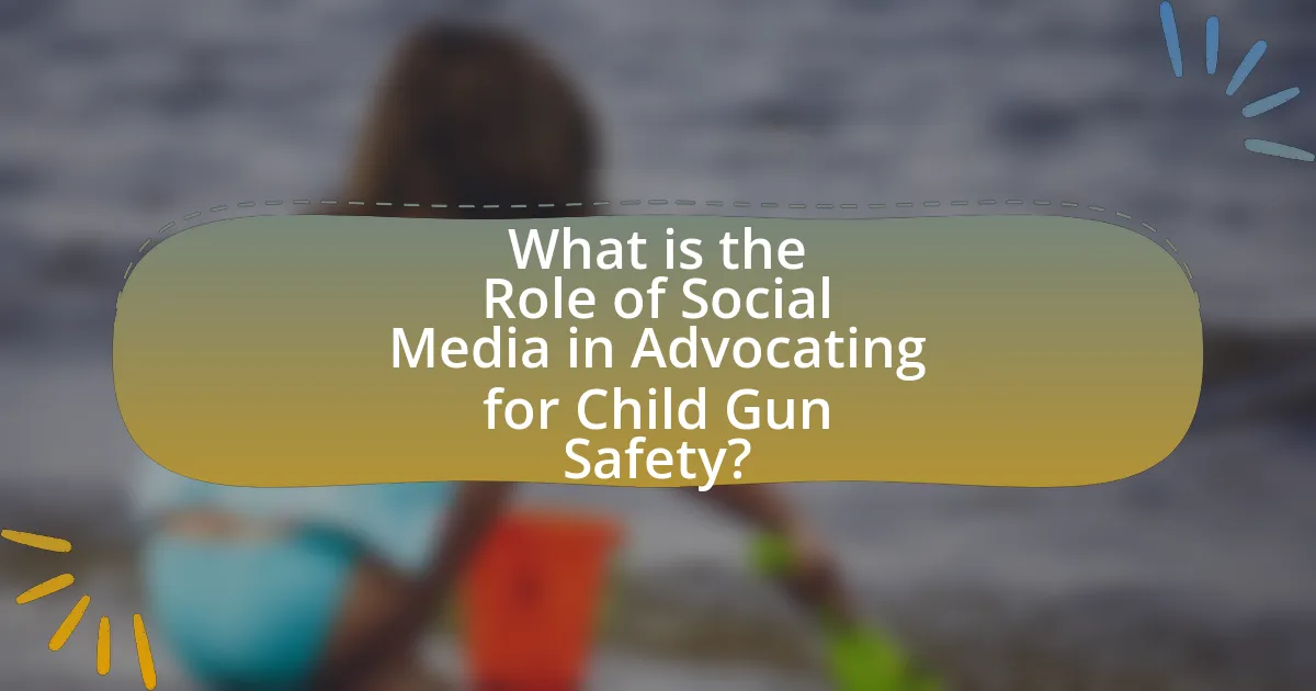 What is the Role of Social Media in Advocating for Child Gun Safety?